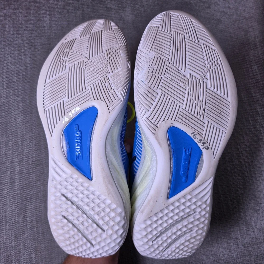 Puma All-Pro Nitro Mens 15 White Blue Multi Basketball Shoes 311259-01